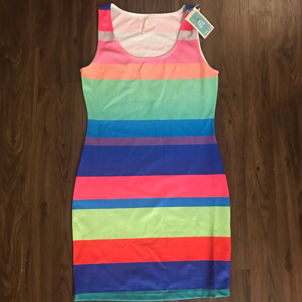 Striped Dress- JuJu Be LARGE
